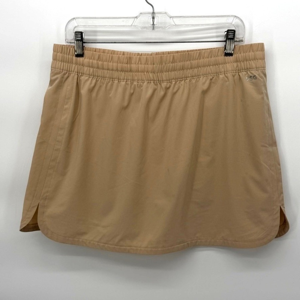DSG Athletic Skort Pull On Sporty Gorpcore Outdoor Casual Skirt Tan Size Large